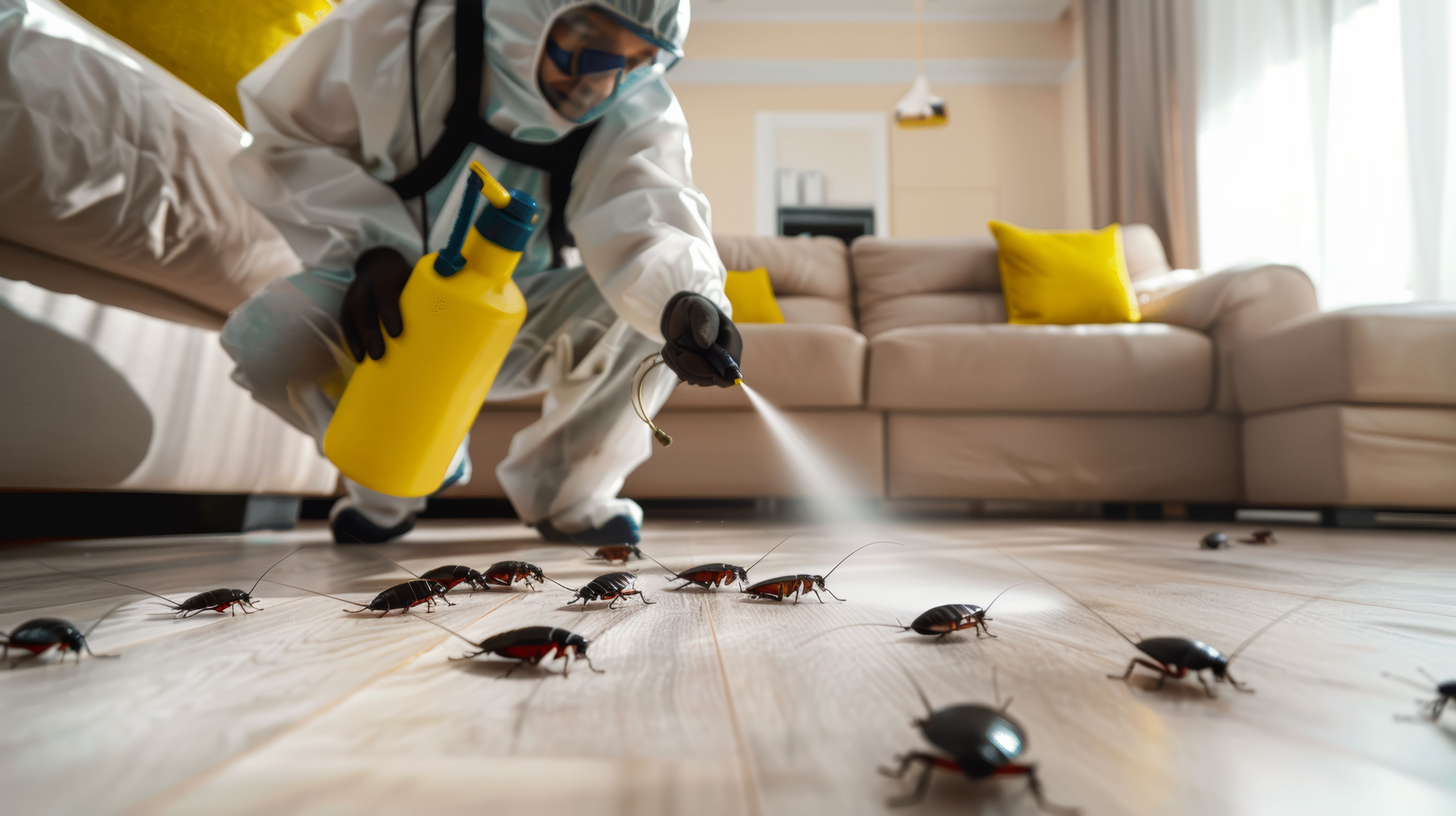 Application discrète de gel insecticide derrière un électroménager par Pestik
